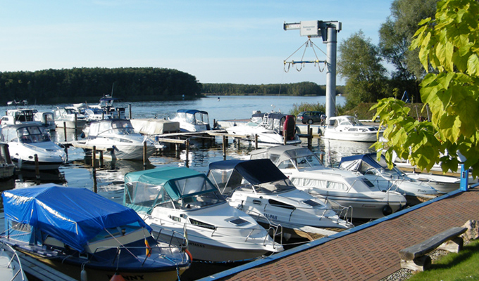 Yachtcharter Mirow - unser Übergabehafen in Mirow